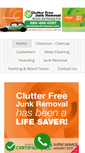 Mobile Screenshot of clutterfreeservice.com